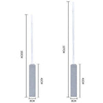 Uitgeschoven afmetingen van EasyClean uitschuifbare stofdoek