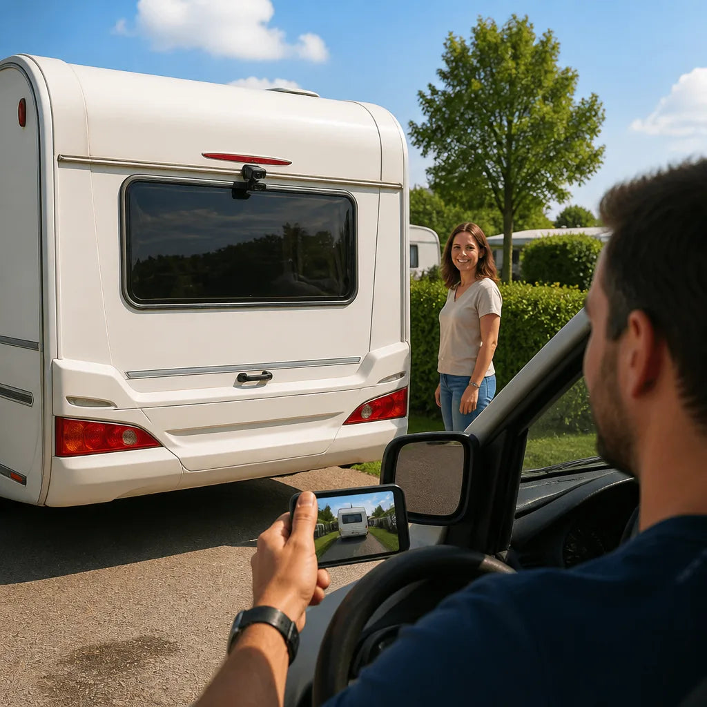Caméra de recul EasyCam Pro WiFi avec vision nocturne, mise en situation, vue 5
