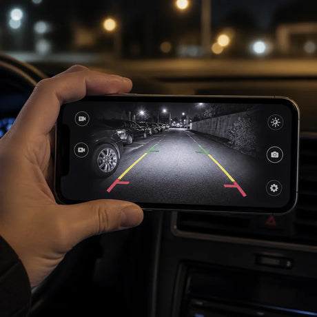 Caméra de recul EasyCam Pro WiFi avec vision nocturne, vision nocturne, application smartphone, vue 8