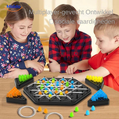 jeu d'échecs brainflex multijoueur pour enfants et adultes, vue d'ensemble du plateau