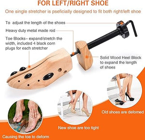 embauchoir tendeur conçu pour chaussure gauche et droite, compatible toutes pointures