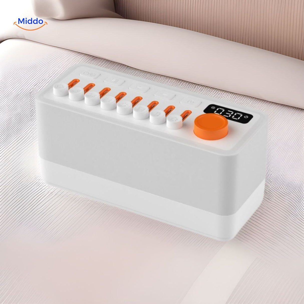 enceinte bluetooth sans fil avec lumière led et minuterie sommeil intégrée pour chambre