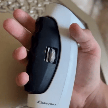 entraineur de poigne gripmaster pro en démonstration, animation montrant l'exercice de compression