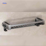 étagère inox murale pour salle de bain avec ventouse puissante, pose sans perçage