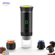 machine à expresso portable en démontage modulaire, composants détachés