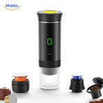 machine à expresso portable en démontage modulaire, composants détachés