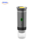 machine à expresso portable 3-en-1 utilisée avec une capsule de café