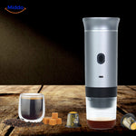 machine à expresso portable avec batterie haute capacité pour une préparation prolongée
