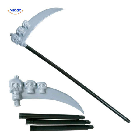 faux halloween avec cranes, accessoire decoratif effrayant pour deguisement ou decoration