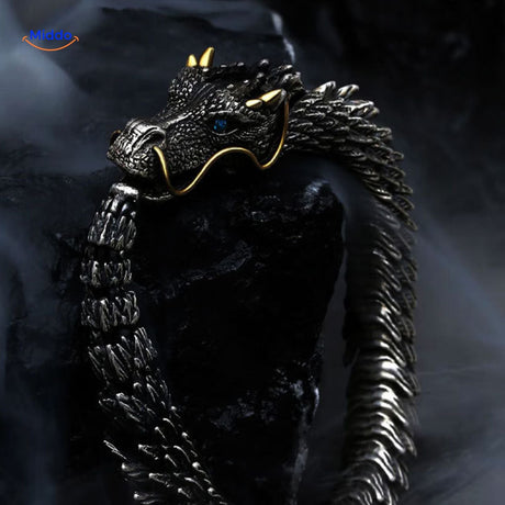 gros plan sur le fermoir du bracelet dragon bone, prise solide et fermeture sécurisée