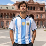 Maillot supporter FIFA Coupe du Monde 2026 Argentine bleu clair blanc maillot de football pour homme