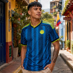 Maillot supporter FIFA Coupe du Monde 2026 Équateur bleu maillot de football pour homme
