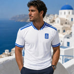 Maillot supporter FIFA Coupe du Monde 2026 Griekenland blanc maillot de football pour homme