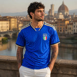 Maillot supporter FIFA Coupe du Monde 2026 Italie bleu maillot de football pour homme