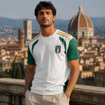 Maillot supporter FIFA Coupe du Monde 2026 Italie blanc vert maillot de football pour homme