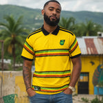 Maillot supporter FIFA Coupe du Monde 2026 Jamaïque jaune vert maillot de football pour homme