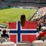flagora cape Norvège drapeau cape stade supporter www.middo.fr