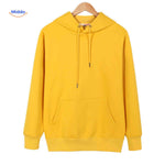 fleecora hoodie jaune hoodie product sur cintre www.middo.fr