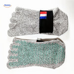 chaussettes flexguard five toe pour travaux dangereux middo