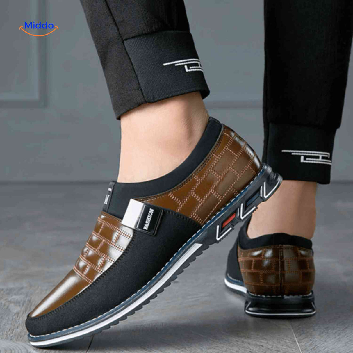 Chaussures homme Flexaro à enfiler, vue produit 10