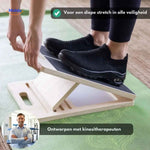flexiplank stretchbord diepe en veilige spierstretching ontworpen met kinesitherapeuten www.middo.nl