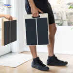 flexiplank stretchbord draagbaar en gemakkelijk mee te nemen met handvat www.middo.nl