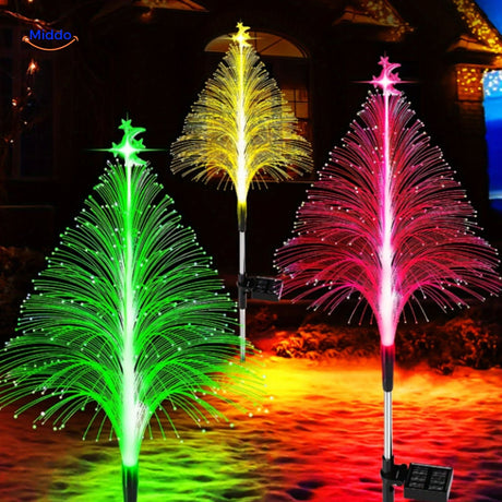 fontaine solaire décorative avec 7 effets de couleurs changeantes pour ambiance jardin unique