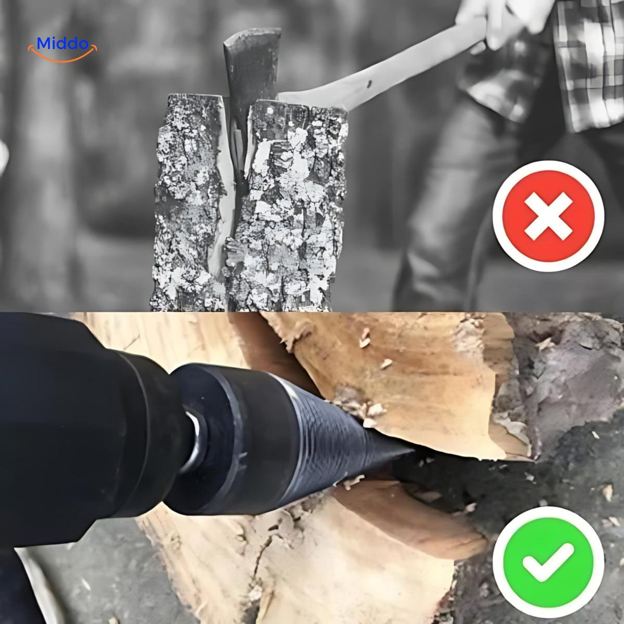 design ergonomique du foret powersplit pour une utilisation confortable et sans effort