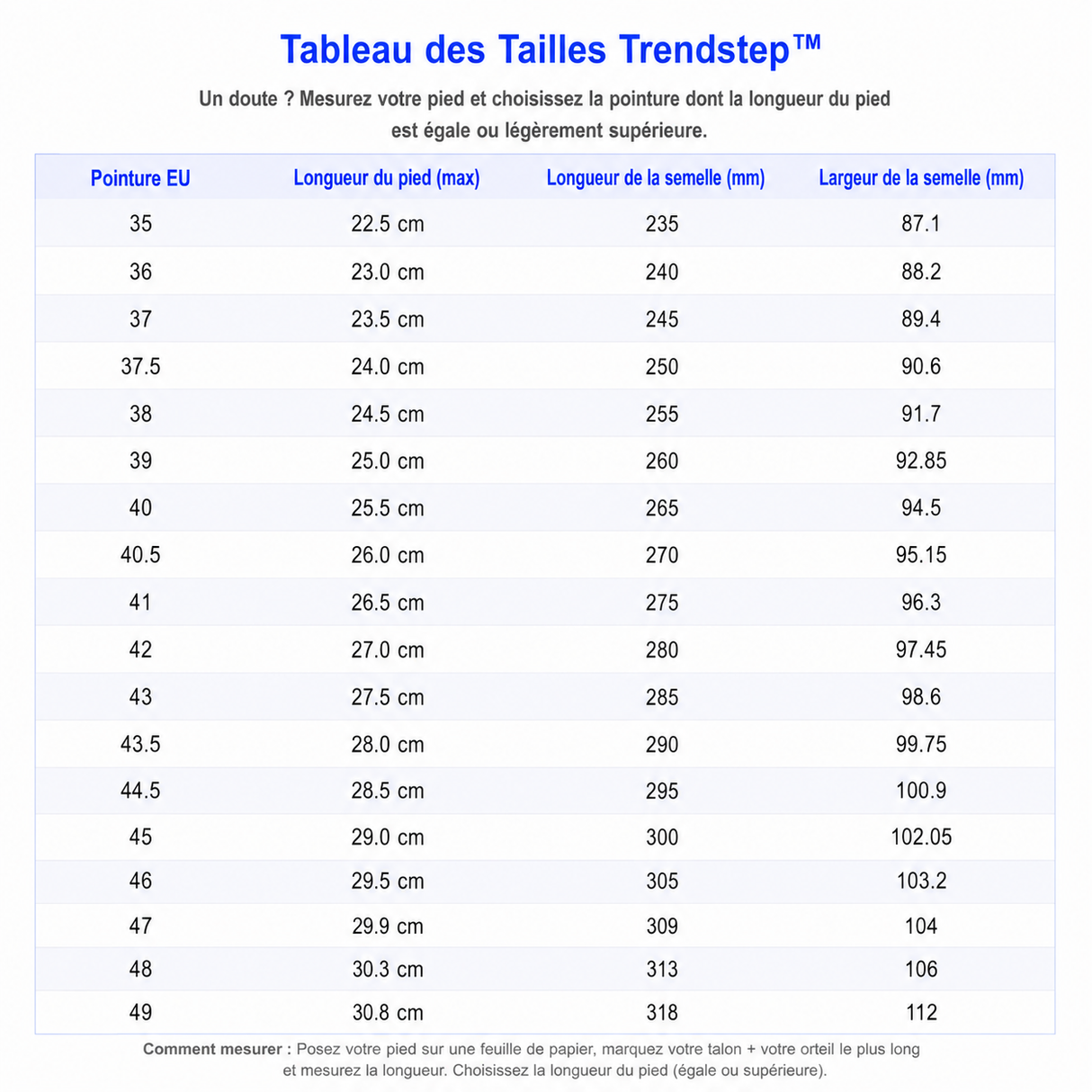 Trendstep™ | Chaussures élégantes, confortables et polyvalentes