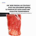 Slicora™ Set de découpe à viande | Manuel, tranches fines et multifonction