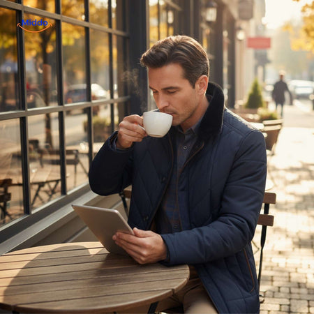 Froston™ Veste | Veste matelassée chaude avec col montant pour homme