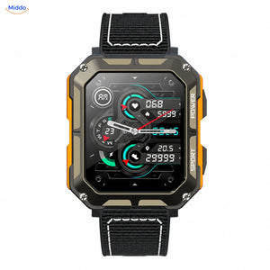 Galaxy Armor™ – Nylon noir · Orange