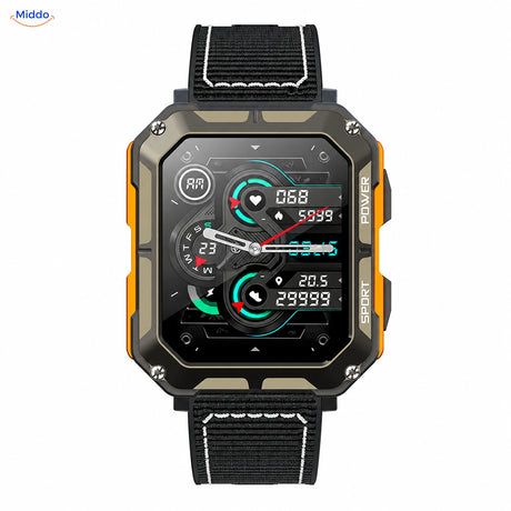 Galaxy Armor™ – Nylon noir · Orange