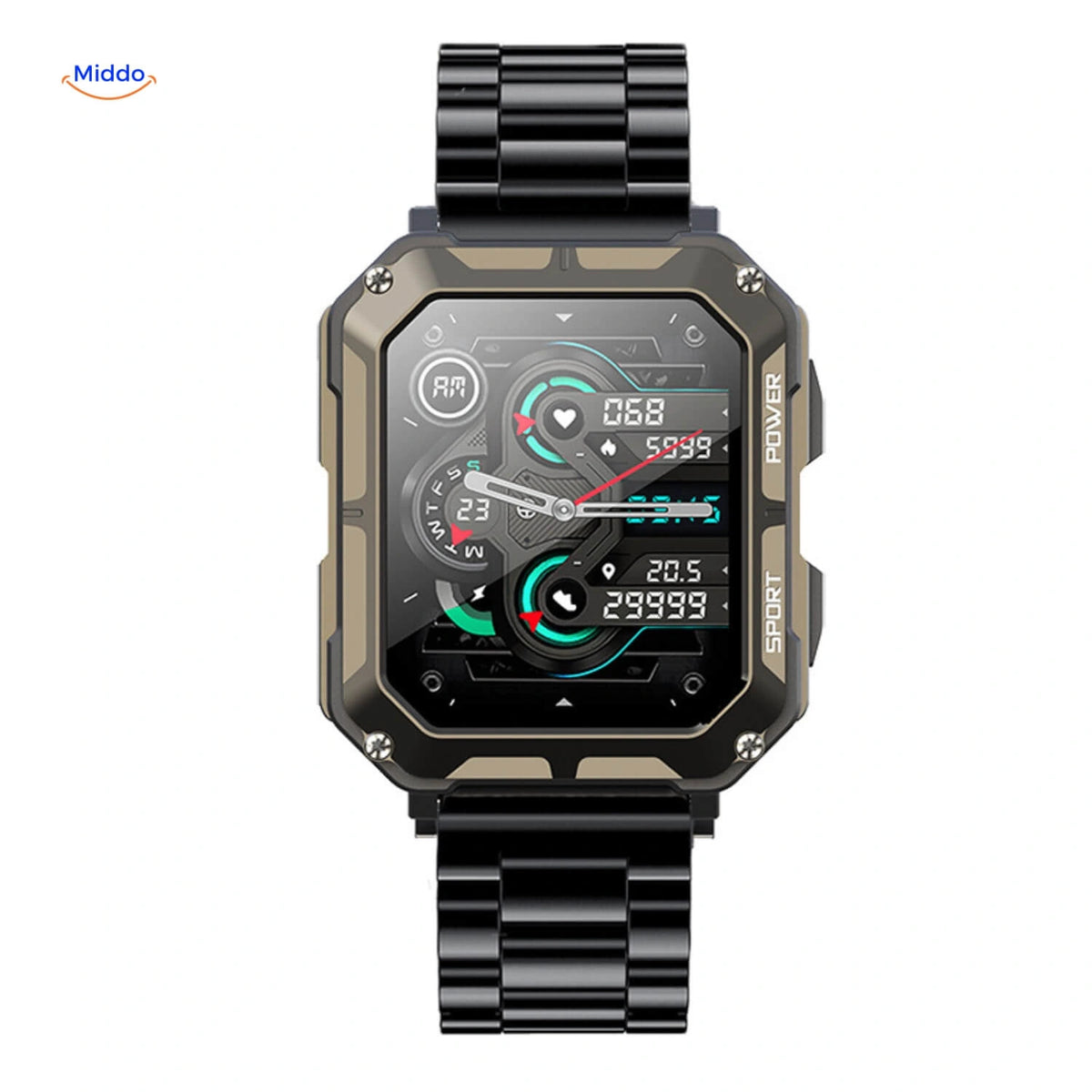 Galaxy Armor™ – Acier · Noir