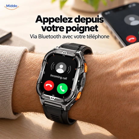 Appels Bluetooth au poignet avec votre téléphone jumelé