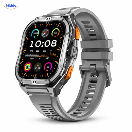 Galaxy Armor X5 grise avec bracelet en silicone