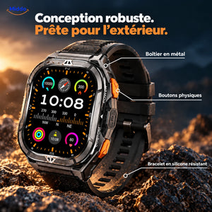 Galaxy Armor X5 : boîtier en métal, boutons physiques et bracelet en silicone résistant