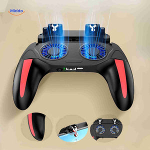 gamepad mobile gameflex h10 avec double système de refroidissement et grip ergonomique pour longues sessions