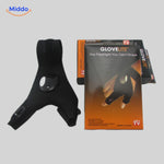 gants led dans leur emballage avec interrupteur marche/arrêt visible