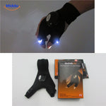 gants led utilisés pour la pêche de nuit, éclairage double intégré dans la paume