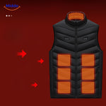 gilet chauffant électrique usb coloris noir porté en situation lifestyle