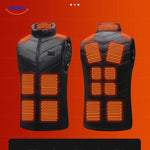 gilet chauffant disponible en plusieurs styles et coloris, présentation comparative côte à côte