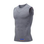 gilet de compression powervest coloris gris pour renforcer les muscles et soutenir la posture