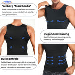 gilet de compression noir pour affiner la silhouette et dissimuler discrètement
