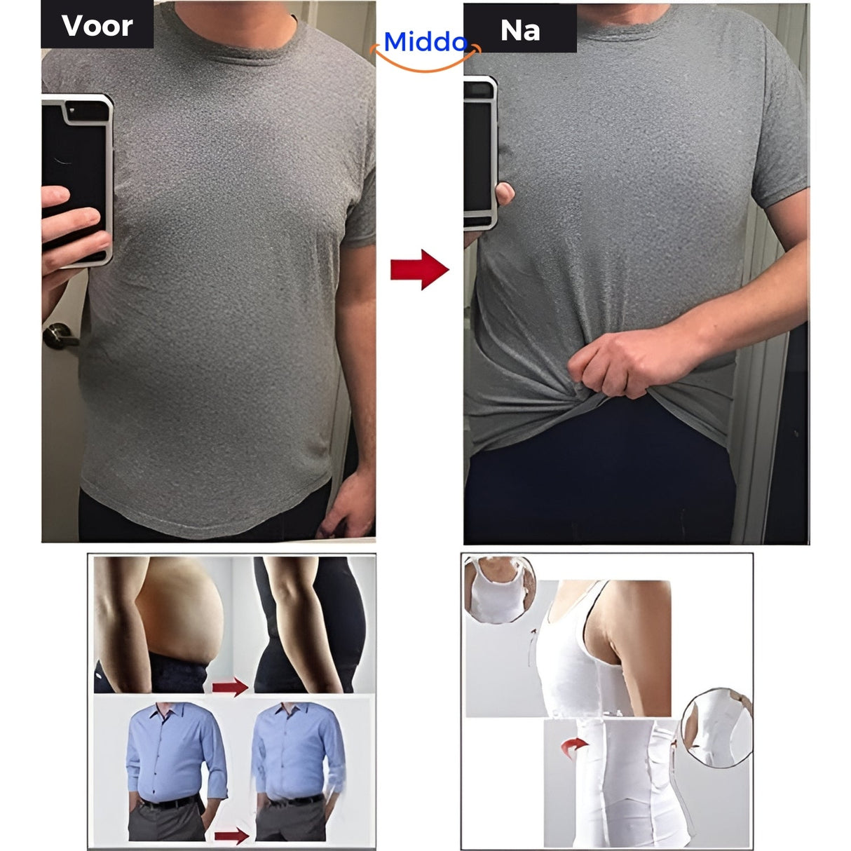 gilet correcteur de posture : résultat avant/après sur un utilisateur en quelques semaines