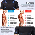 comparaison bonne et mauvaise posture grâce au gilet de correction posturale