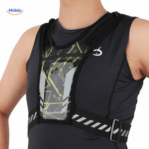 gilet de running léger et réfléchissant style harnais pour courir en sécurité