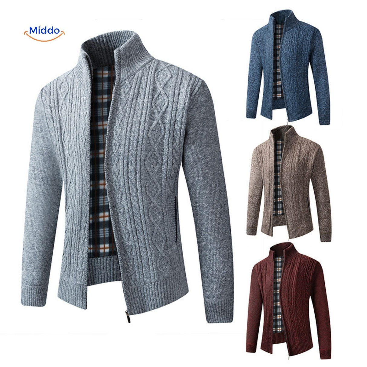 gilet tricoté homme aperçu de tous les coloris disponibles