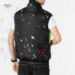 gilet de travail deperlant et respirant equipe de double ventilateurs USB pour une fraicheur optimale