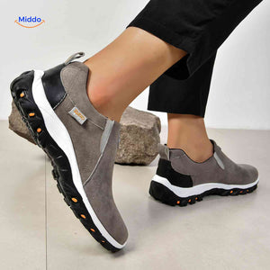Chaussures homme Stridex à enfiler en suède, gris, vue 31